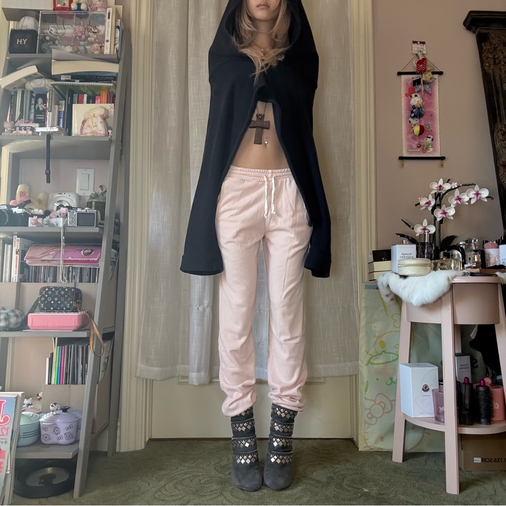 Brandy Melville J. Galt Light Pinky Nude Joggers/Sweatpants